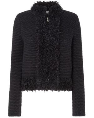 Fendi Mohair And Wool Jacket - Black