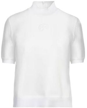 Tory Burch Jumpers With Zip - White