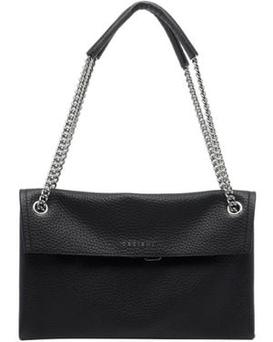 Orciani Flap Shoulder Bag - Black
