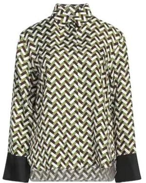 Max Mara Geometric Print Shirt - Black