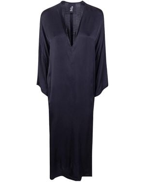 Thom Krom V-Neck Dress - Blue