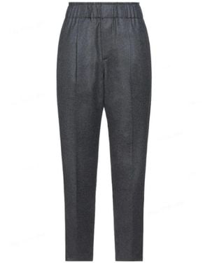 Brunello Cucinelli Fsolidcolor Casual Trousers - Grey