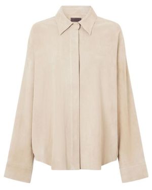 Stouls Suede Shirt - Natural