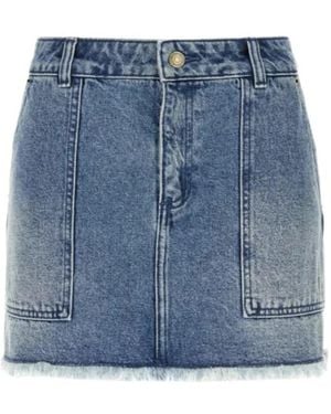 Michael Kors Belt Loop Skirt - Blue