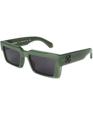 Off-White c/o Virgil Abloh Moberly Square Sunglasses - Green