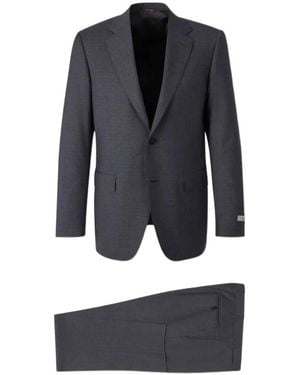 Canali Two Piece Tailored Suit - Blue