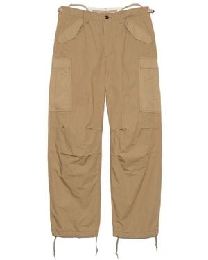 Nanamica Belt Loop Cargo Trousers - Natural