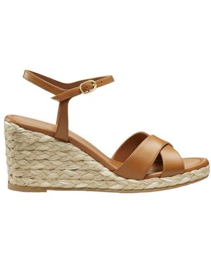 Stuart Weitzman Dayna Espadrille Wedge - Brown