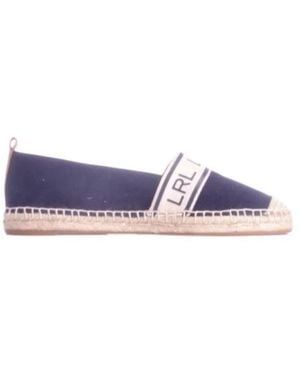 Polo Ralph Lauren Caylee Logo-Print Espadrilles - Purple