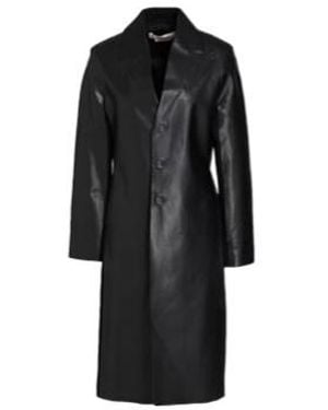 Marni Plain Colour Overcoats - Black
