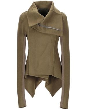 Rick Owens Flannel Long-Sleeve Shirt - Green