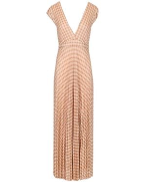 forte_forte Diamond Plissé Knitted Dress - Multicolor