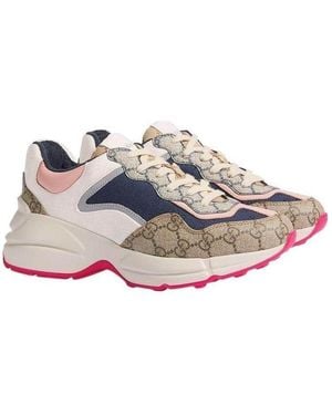 Gucci Rhyton Low-Top Sneakers - Pink