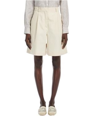 ショートパンツ Weekend Max Mara CIRINO - Cotton and linen Bermuda shorts Cotton and linen Bermuda shorts, sand | Weekend Max Mara