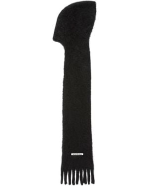 Acne Studios Fringed Scarf - Black