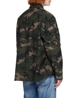 Valentino Camouflage Casual Jacket - Black