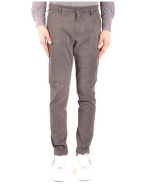 Dondup High Waist Casual Pants - Gray