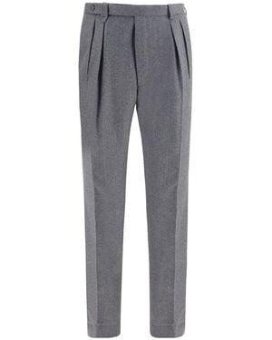 Brioni Elba Pleated Pants - Gray