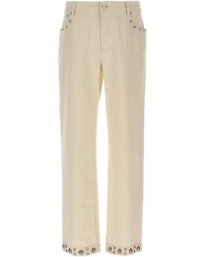 Valentino Multi-Pocket Casual Trousers - Natural