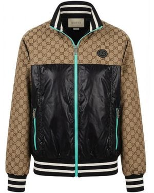 Gucci Logo Zipper Jacket - Black