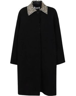 Rohe Long-Sleeved Coat - Black