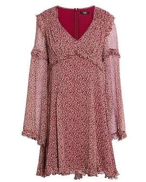 Weekend by Maxmara Floral Long-Sleeve Dress - Red