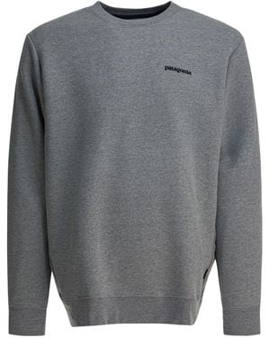 Patagonia Fitz Roy Crewneck Jumper - Grey