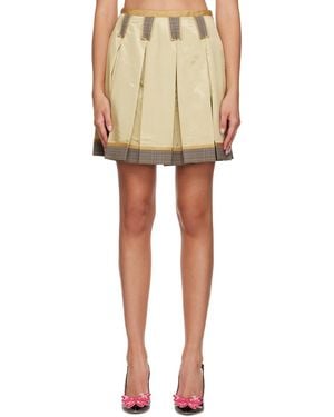 Moschino Inside Out Skirt - Natural