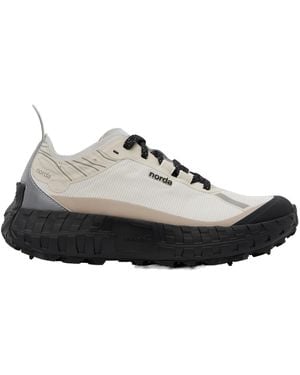 Norda 001A Low-Top Lace-Up Trainers - Brown