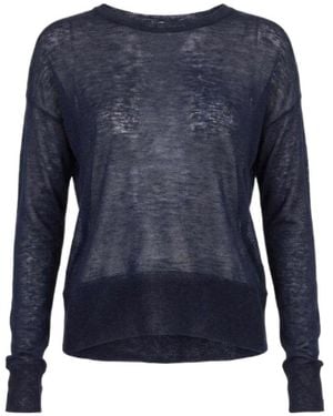 Closed Fine-Knit Drop-Shoulder Jumper - Blue