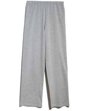 Gucci Wool Silk Blend Leisure Pants - Gray
