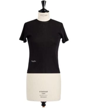 Dior Short-Sleeved Sweater - Black