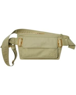Burberry Trench Logo-Embroidered Zipped Belt Bag - Green