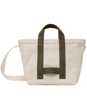 Comme des Garçons Double Handle Tote Bag - White
