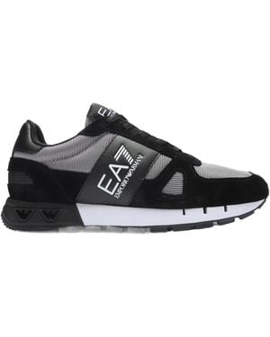 EA7 Lace-Up Trainers - Black