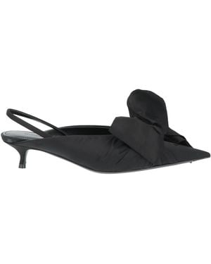 Balenciaga Slingback Court Shoes - Black