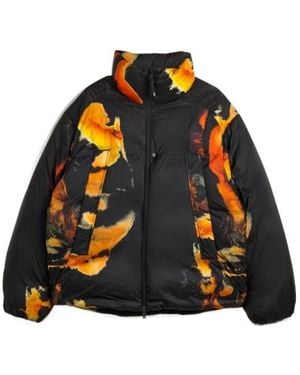 Y-3 Aop Zip Puffer Jacket - Black
