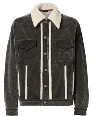 Fendi Long Sleeved Velvet Jacket - Black