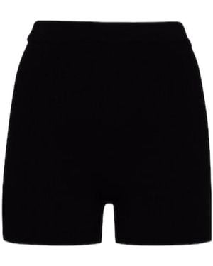 Jacquemus Knitted Cycling Shorts - Black