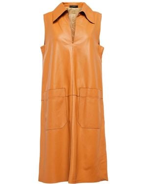 JOSEPH Berwick Midi Dress - Orange