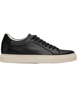 Paul Smith Round Toe Lace-Up Sneakers - Black