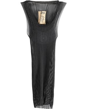 Uma Wang Sleeveless Ribbed Top - Black