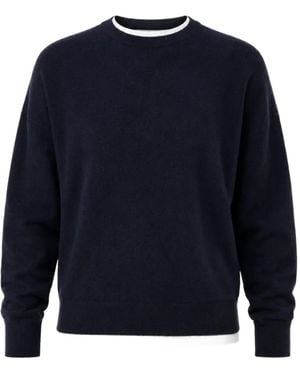 Officine Generale Misa Crew-Neck Jumper - Blue