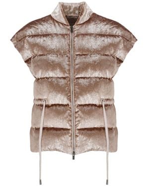 Peserico Aurea Padded Gilet - Multicolour