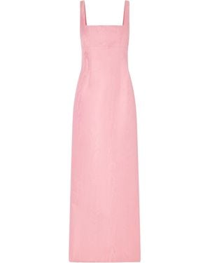 Emilia Wickstead Micheline Moire Gown - Pink
