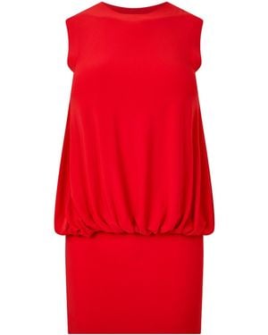 Norma Kamali Sleeveless Mini Dress - Red