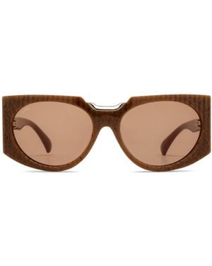 Max Mara Oval Frame Sunglasses - Multicolour