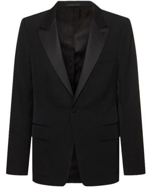Lanvin Wool Tuxedo Jacket - Black
