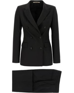 Tagliatore Double-Breasted Two-Piece Suit - Black