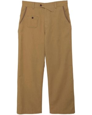 Junya Watanabe Casual Trousers With Belt Loops - Natural
